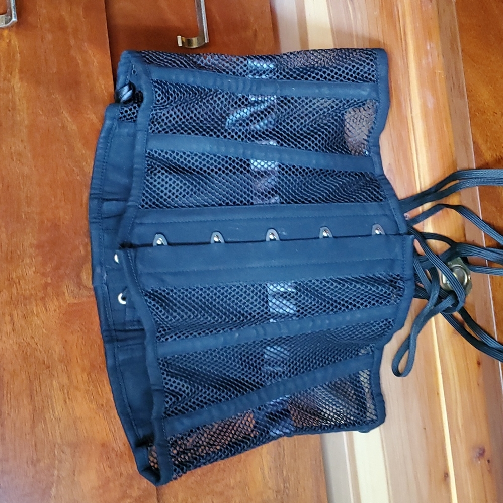 Black Mesh Summer Corset